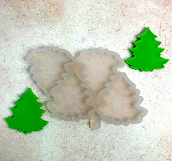 Молд Елочки для леденцов, 6х6 см ТМ Лавка Кондитера Изображение Молд Елочки для леденцов, 6х6 см ТМ Лавка Кондитера